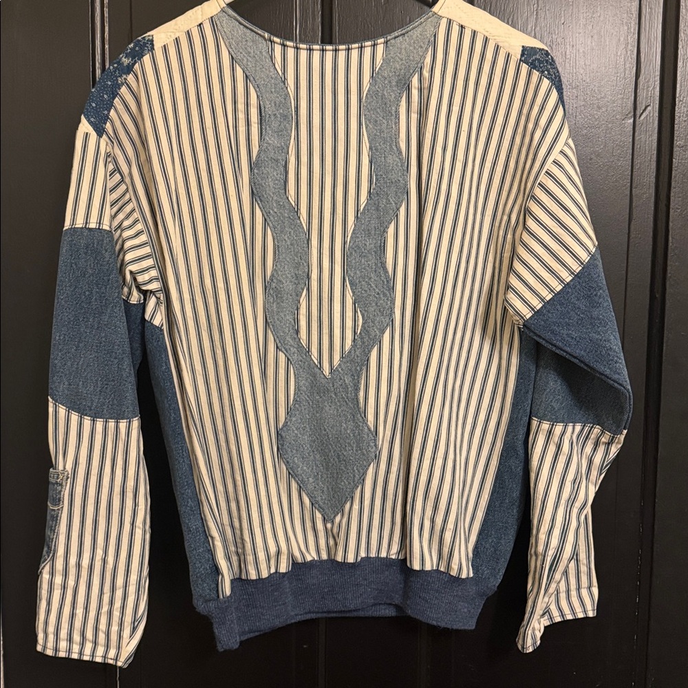 Vintage Patchwork Denim Jacket - image 6